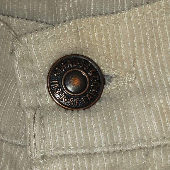 Levi's Tan Corduroy Pants - 32W/30L - Picture 1 of 7